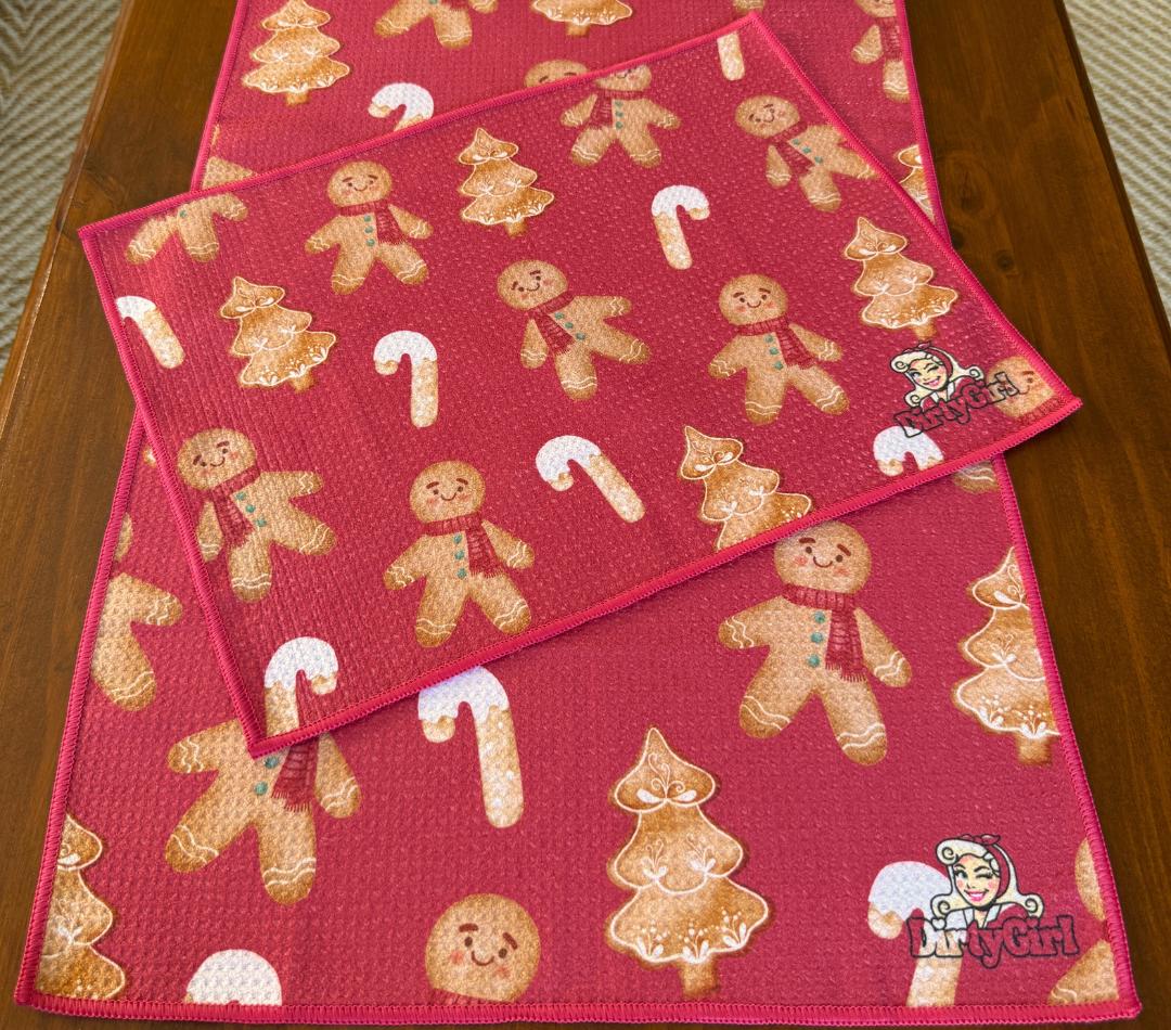 Gingerbread Joy Tea Towel