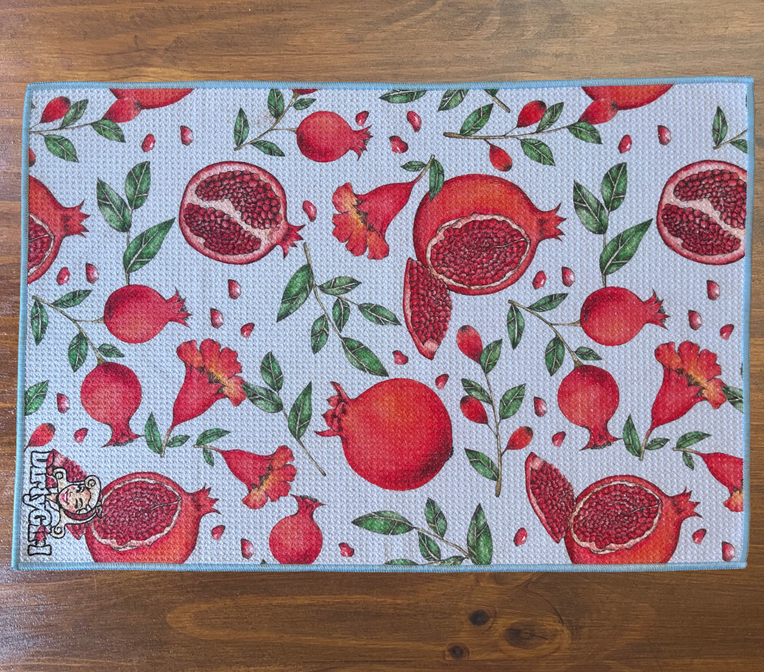Pomegranate Pop Tea Towel - Original Logo