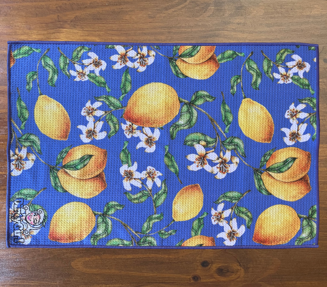 Lemon Burst Tea Towels | Quick-Dry & Absorbent | DirtyGirl