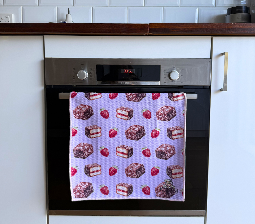 Lamington Love Tea Towel