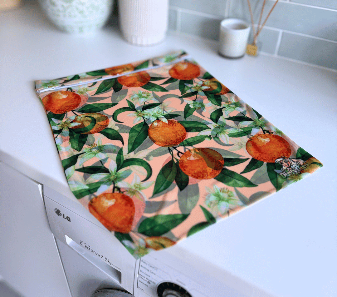 Orange Valley Wash Bag