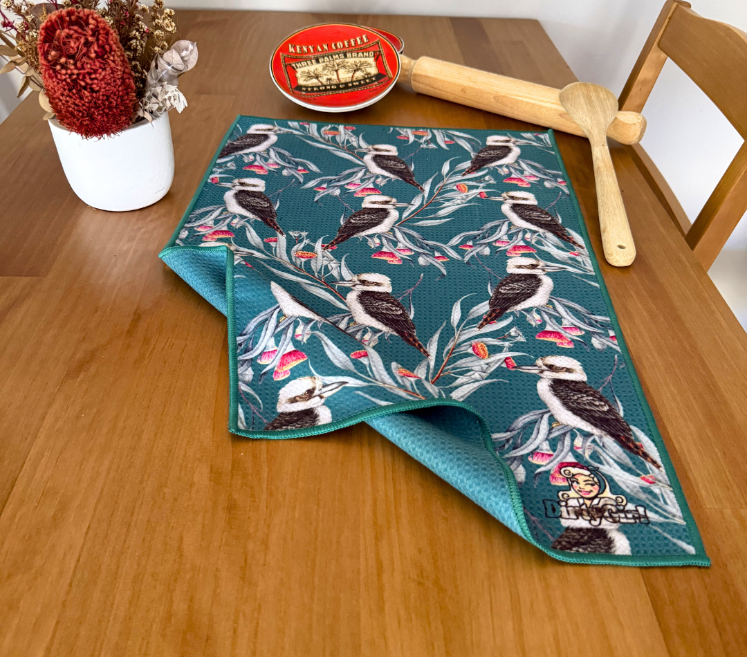 Kookaburra Laugh Tea Towel