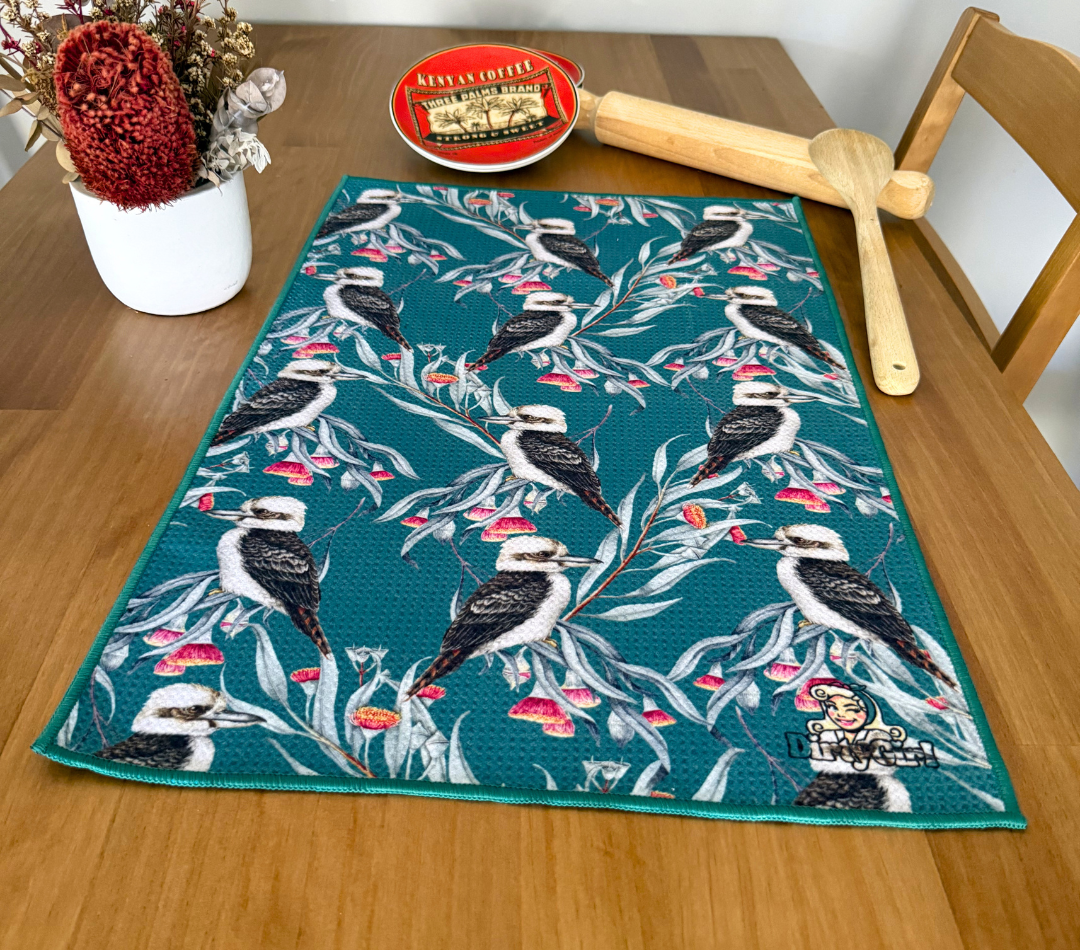 Kookaburra Laugh Tea Towel