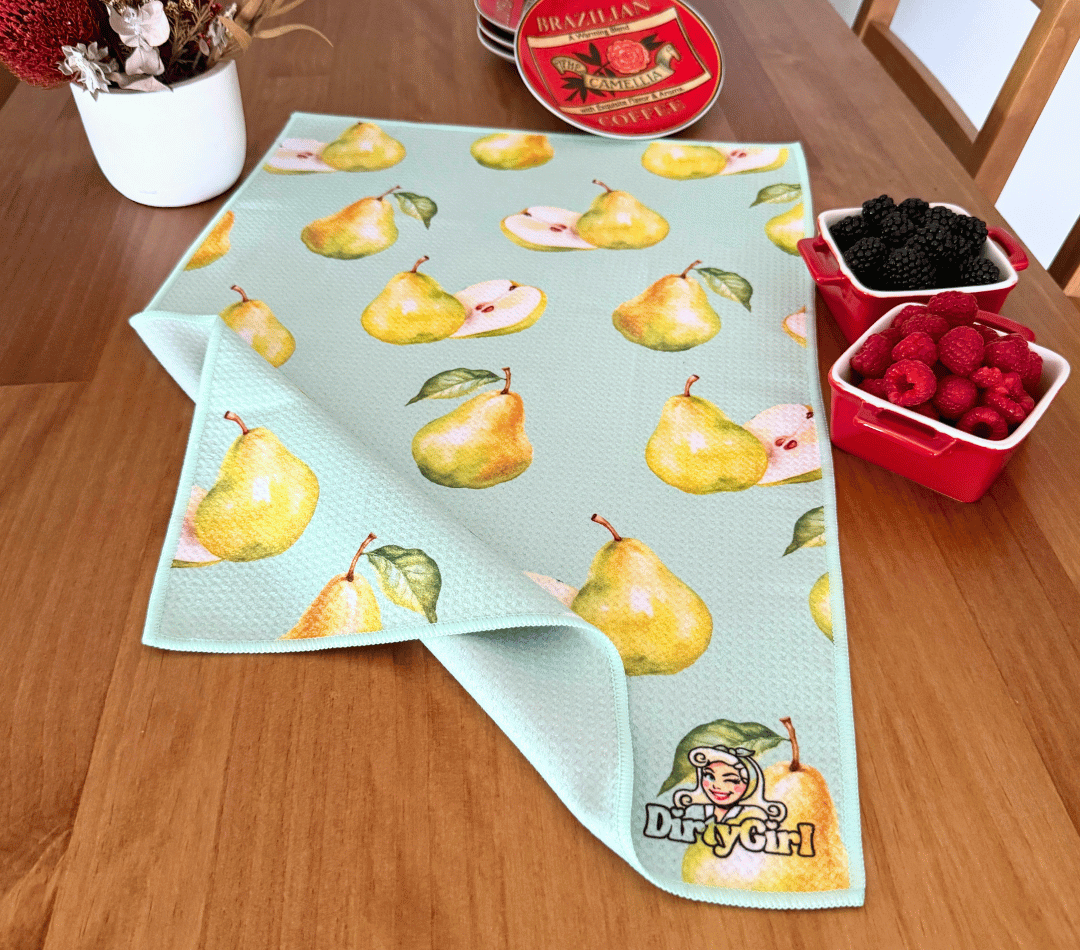 Pear Affair Tea Towel