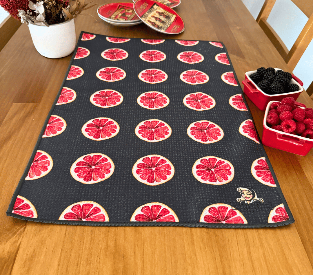 Grapefruit Gloss Tea Towel