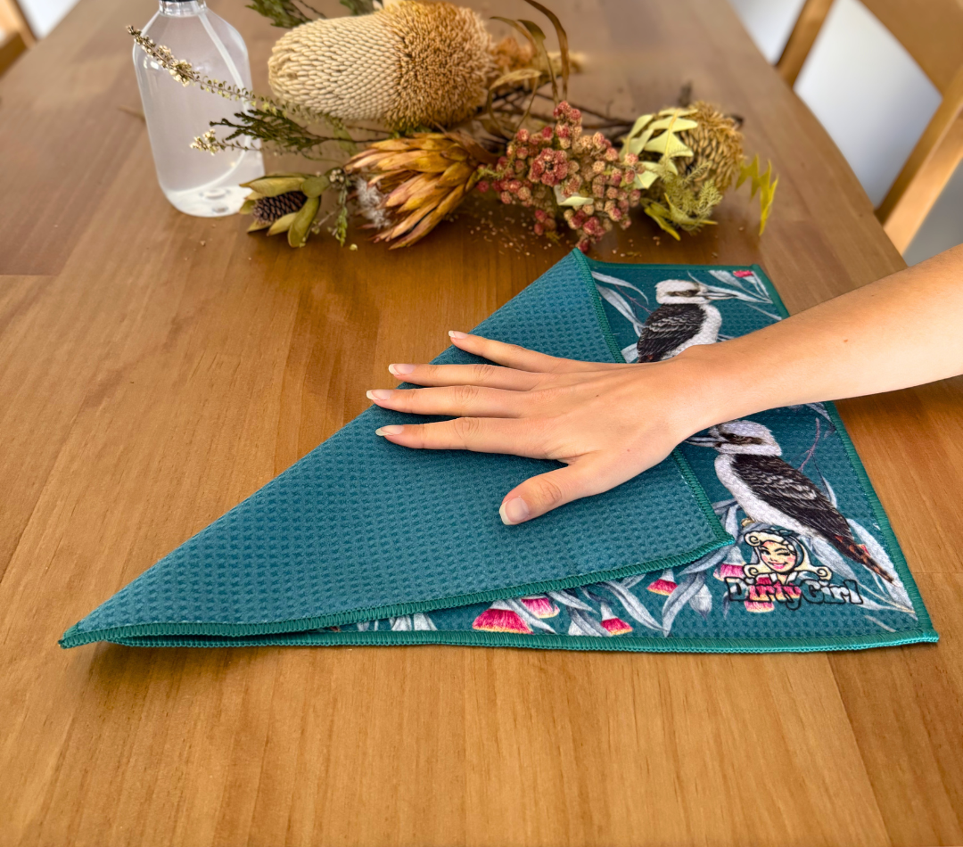 Kookaburra Laugh Cleaning Cloth