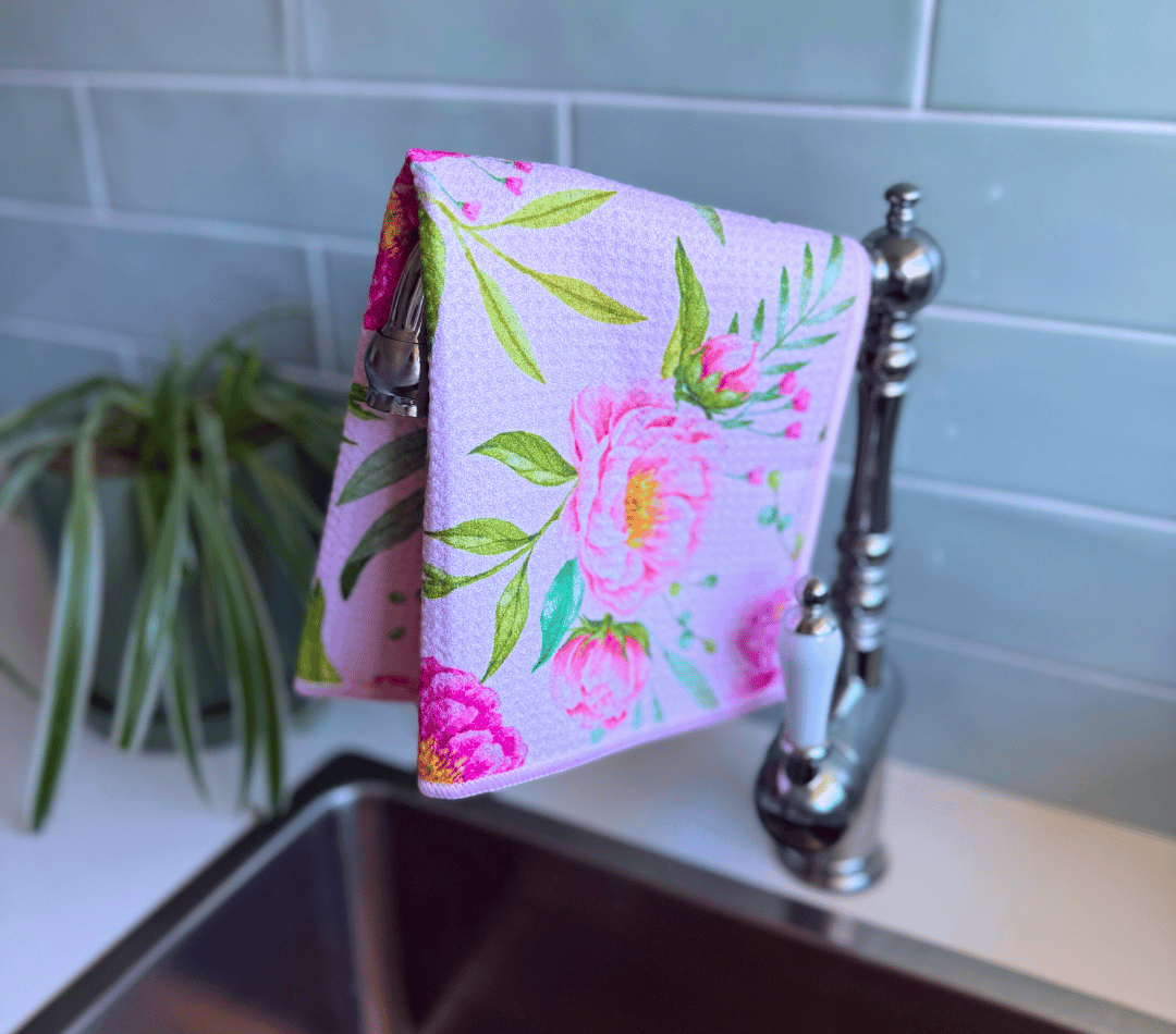 Peony Daydream Cleaning Cloth