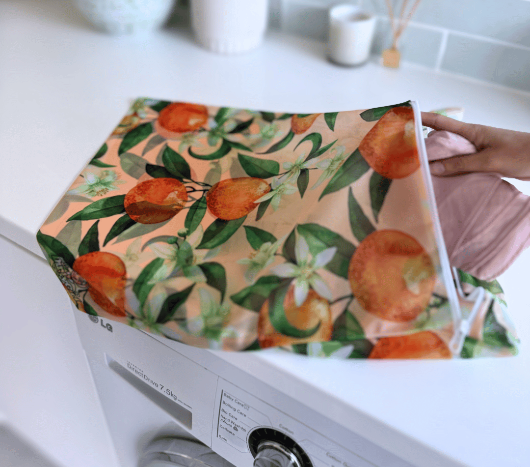 Orange Valley Wash Bag