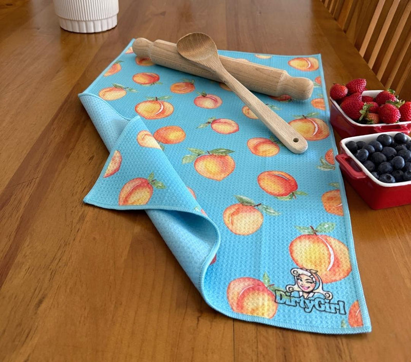 Apricot Pop Tea Towel