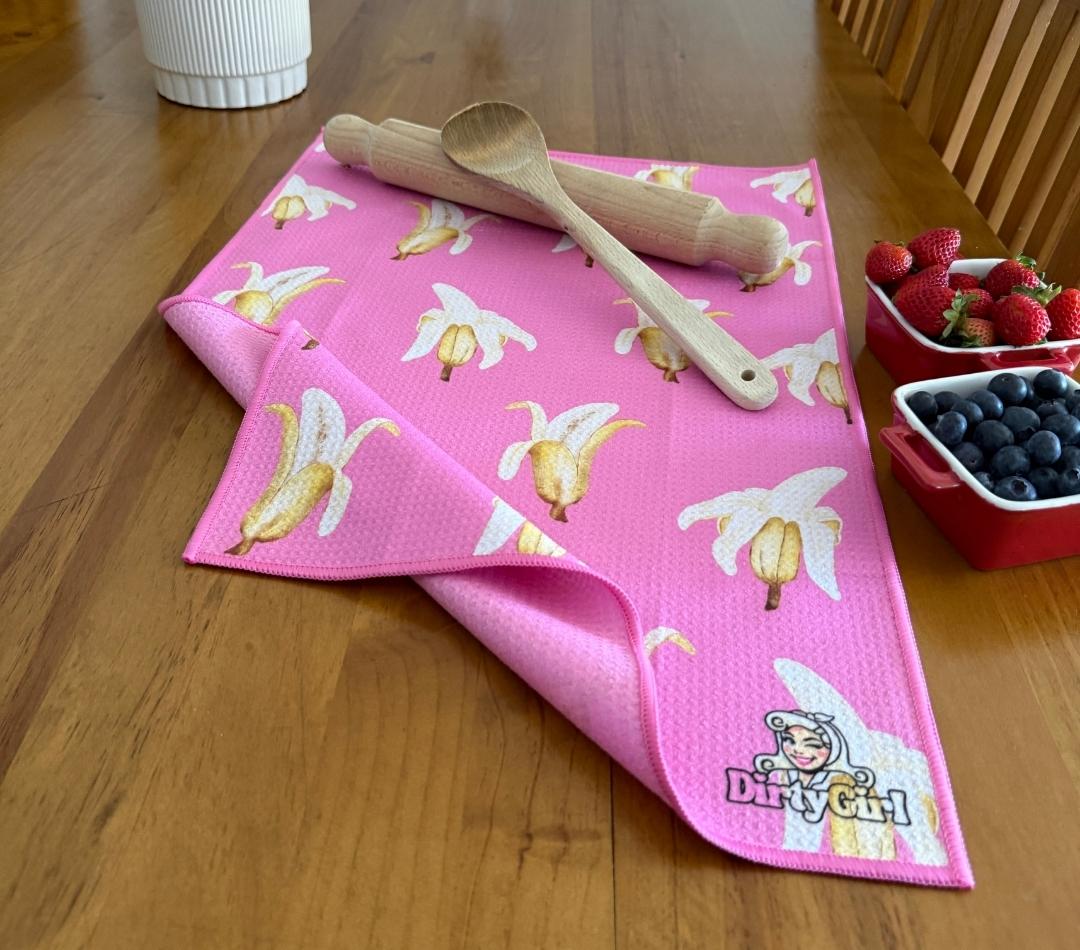 Banana Drama Tea Towel