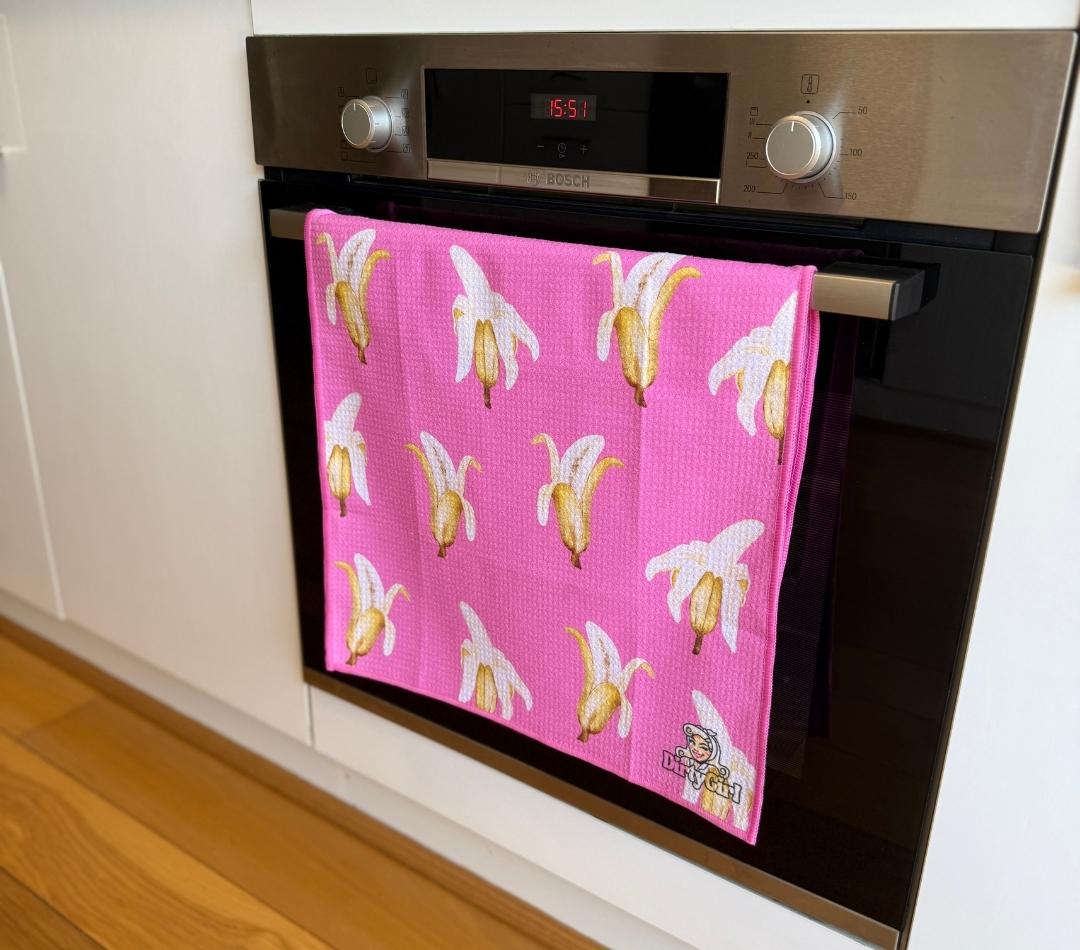 Banana Drama Tea Towel