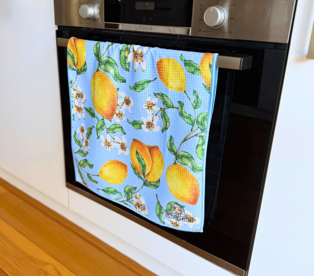 Lemon Twist Tea Towel