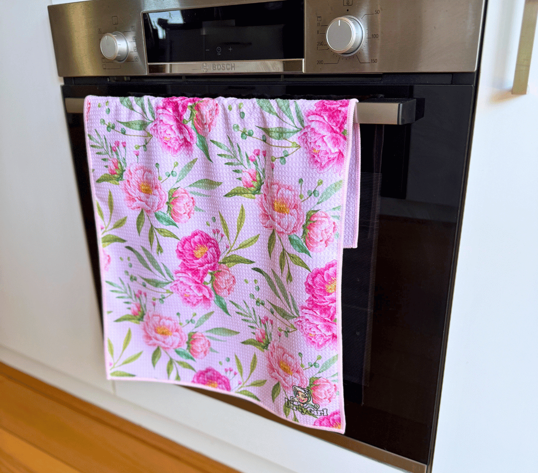 Peony Daydream Tea Towel