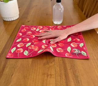 Cherry Crush Cleaning Cloth